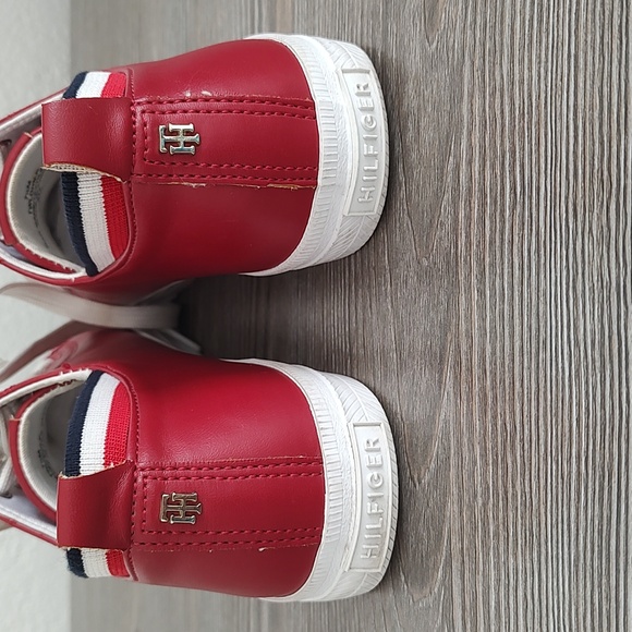 Tommy Hilfiger Red and White Sneakers - Picture 8 of 15